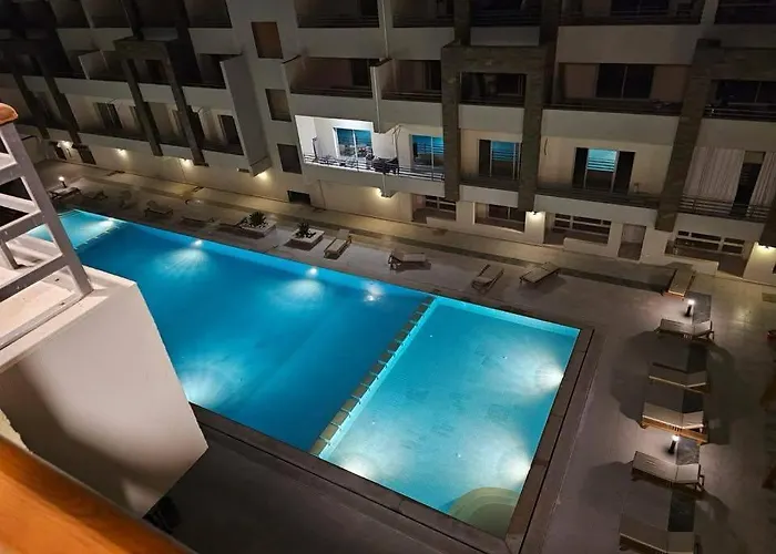 Luxury Studio, Pool, Private & Close To Airport Apart Otel Hurgada